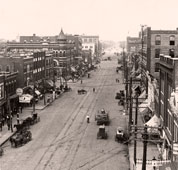 Oklahoma City. Broadway, looking north from Grand Avenue, 1907