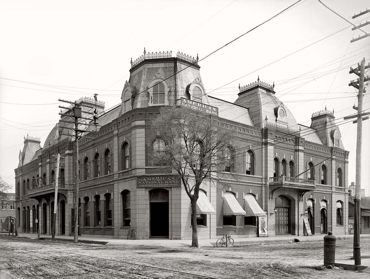 Pensacola. Opera House and American National Bank, circa 1904