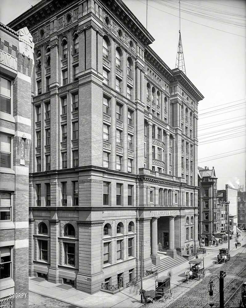 The Philadelphia Bourse, Fourth and Ranstead Streets, circa 1904