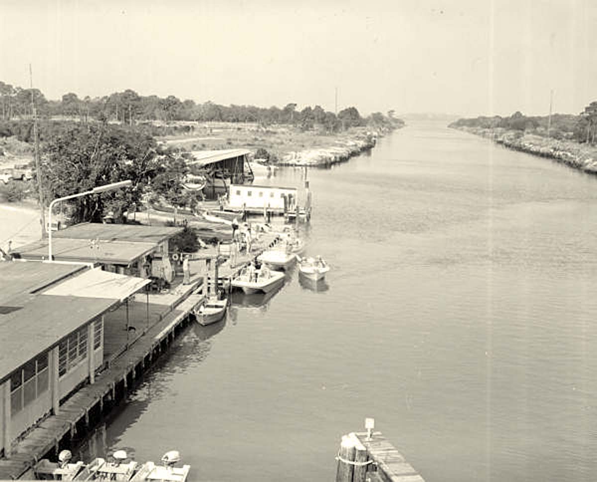 Port St Lucie. Boat docks, 1967