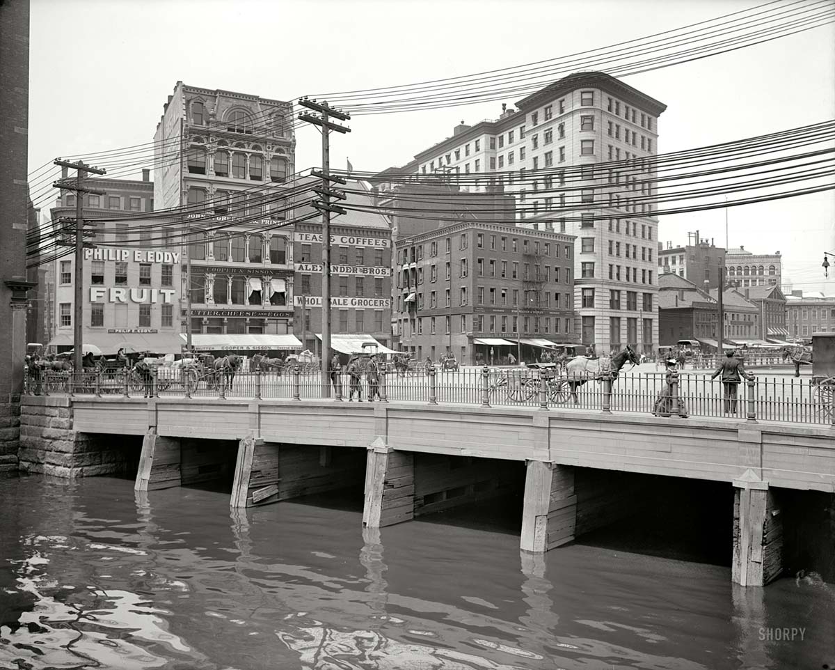 Providence. Crawford Street bridge, circa 1906