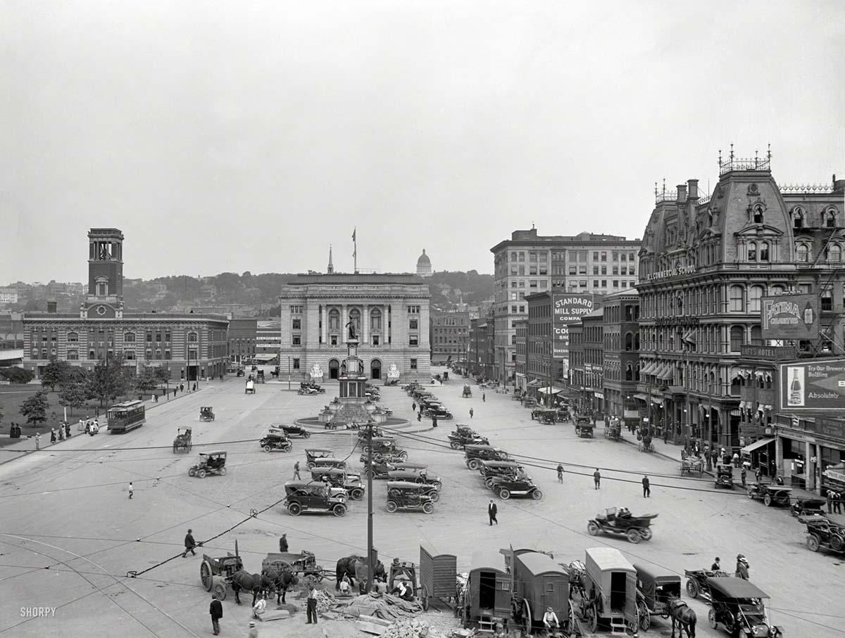 Providence. Exchange Place, circa 1910