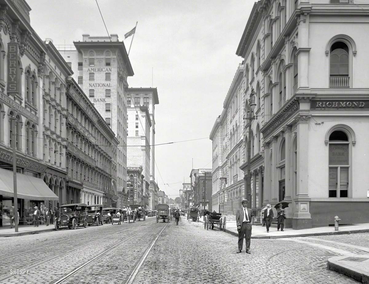 Richmond. Main Street, west from 11th, circa 1912