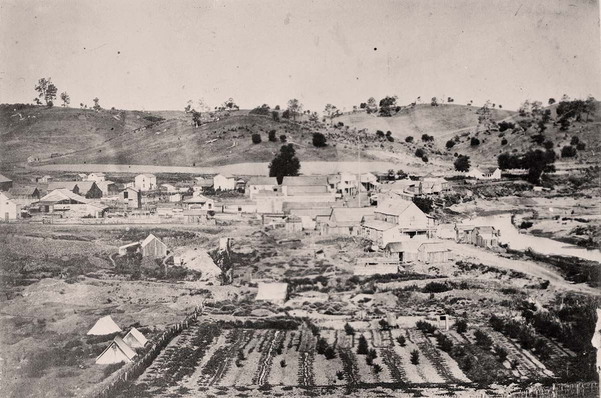 Sacramento, California. General View, 1865