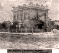 Sacramento. Residence of Ex-Governor Stanford, 1866