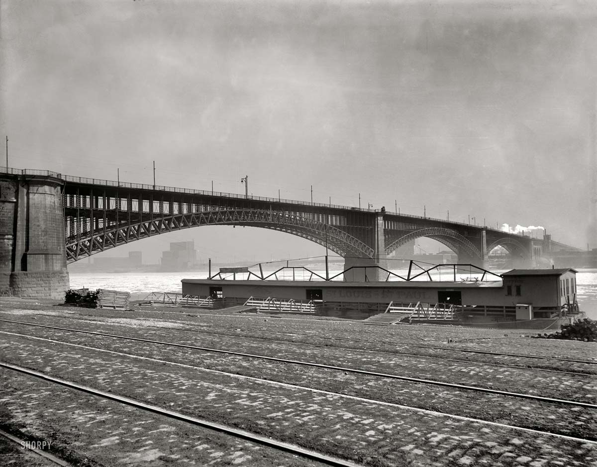 Saint Louis. Eads Bridge, 1901