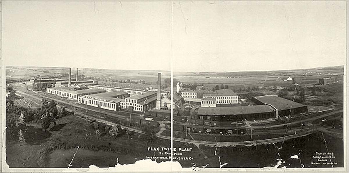 Saint Paul. Flax Twine Plant, circa 1907