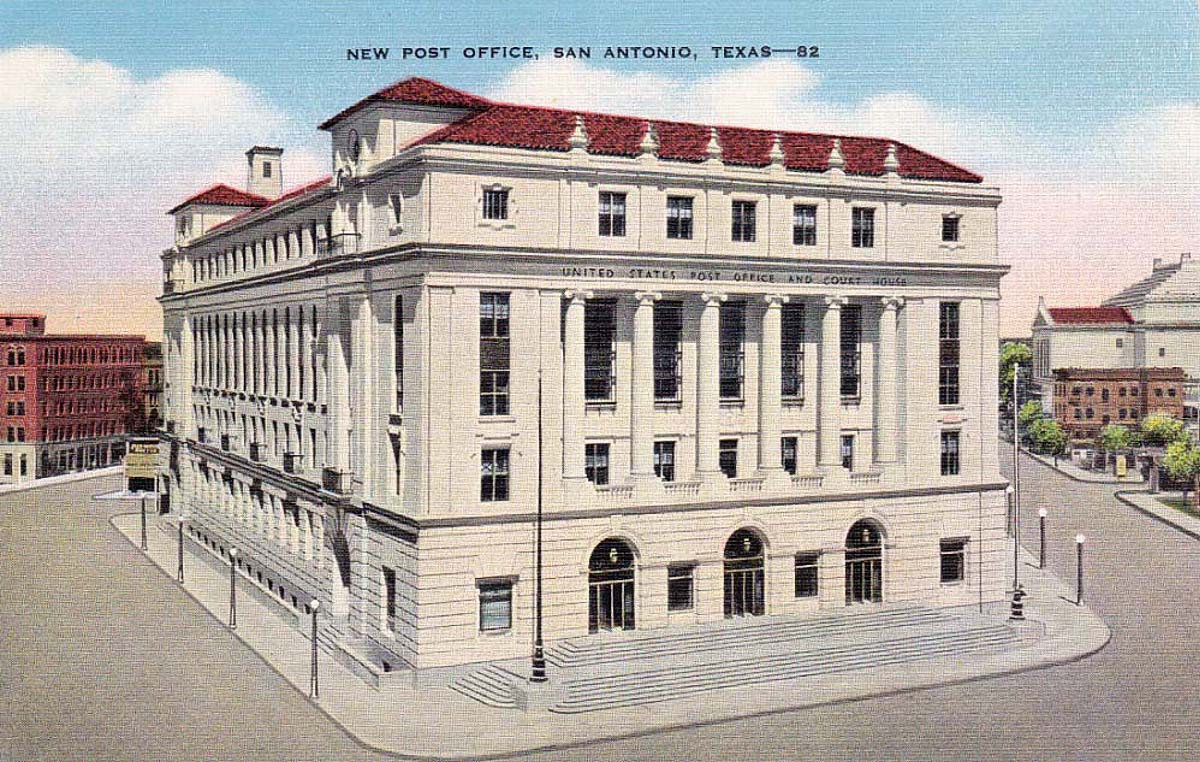 San Antonio. New Post Office, circa 1930-40s