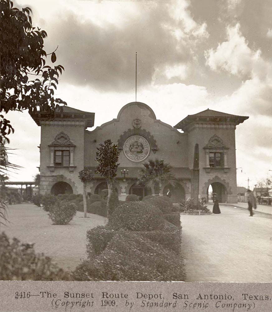 San Antonio, Texas. Sunset Route Depot, 1909