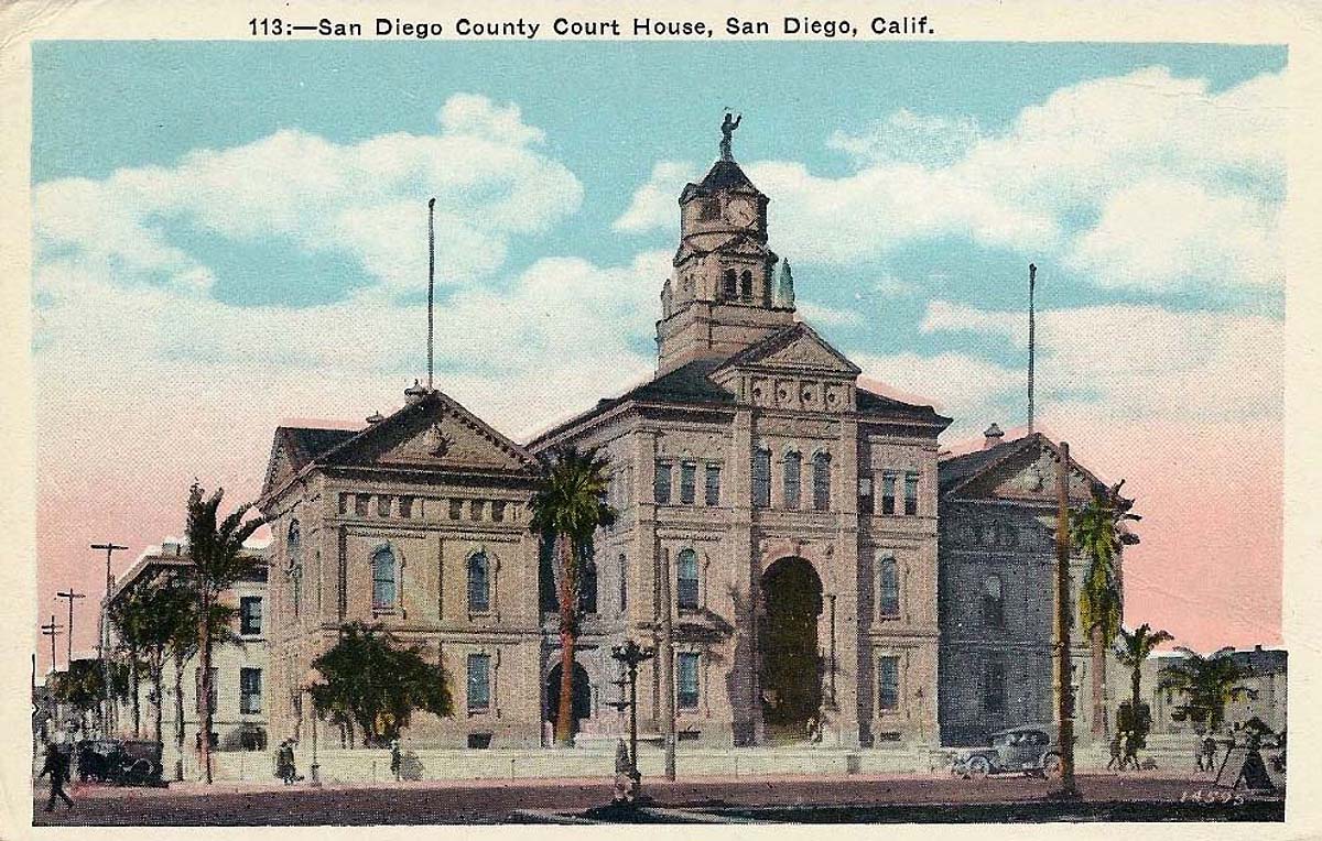 San Diego, California. County Court House