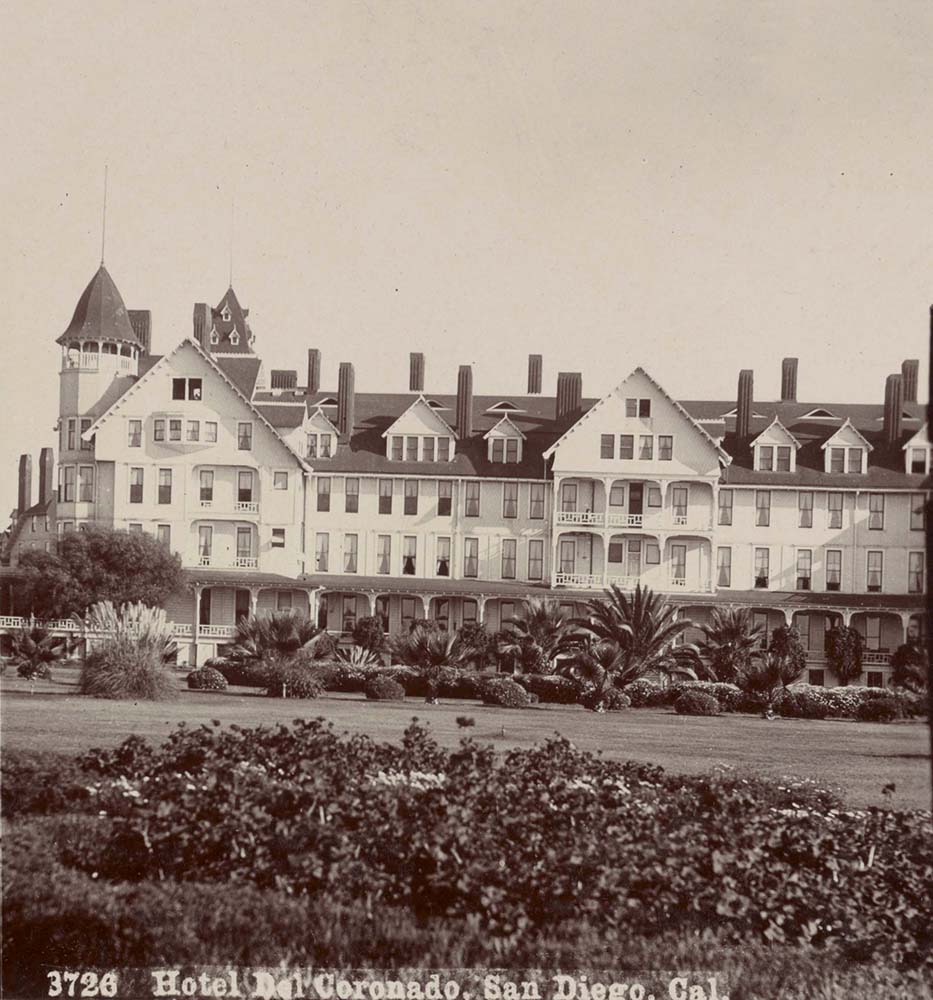San Diego, California. Hotel Del Coronado, 1899