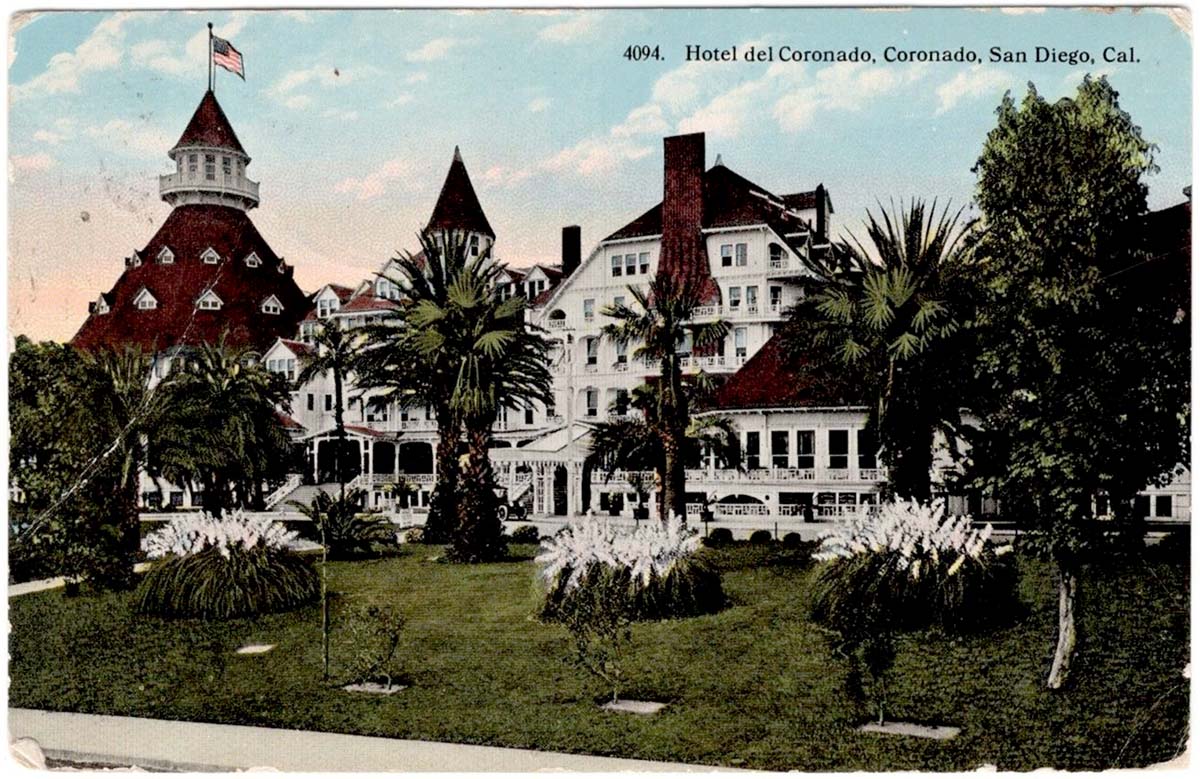San Diego, California. Hotel 'Del Coronado'