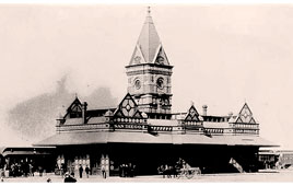 San Diego. Santa Fe passenger terminal in San Diego, 1915