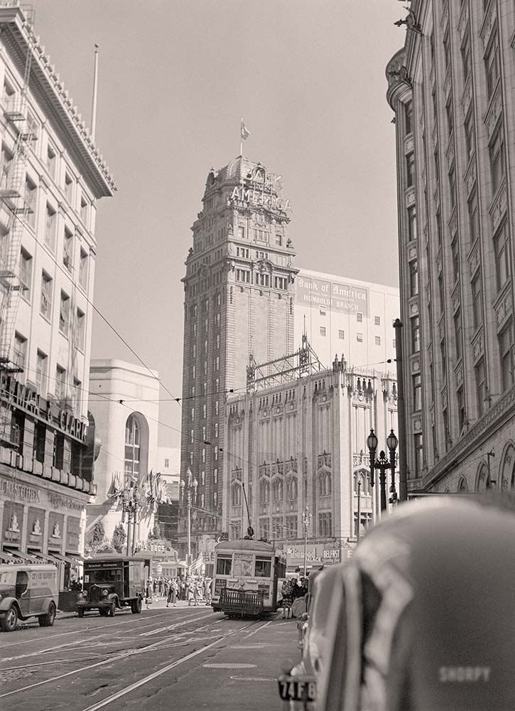 San Francisco, California. Bank of America, 1943