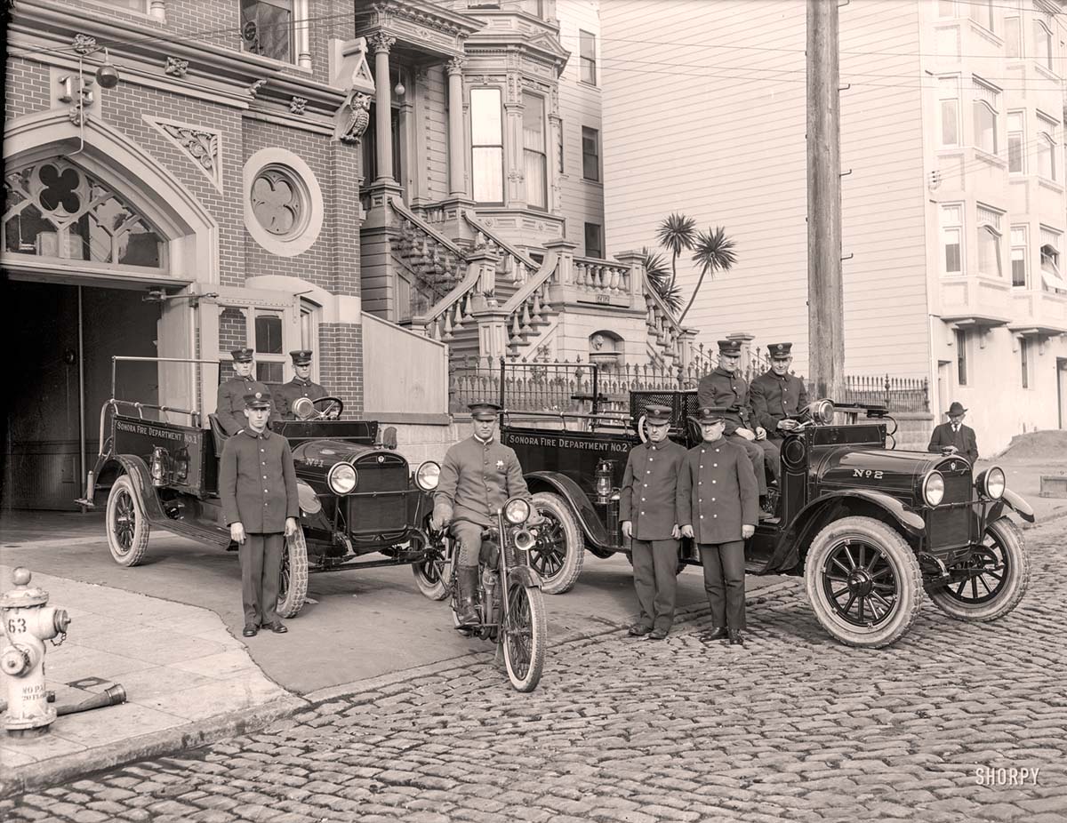 San Francisco, California. Sonora Fire Department, 1921