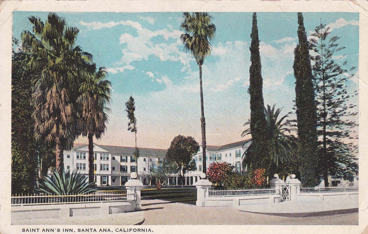 Santa Ana. Saint Ann's Inn, 1923