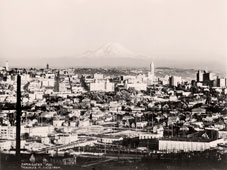 Seattle. Mount Rainier from 1208 Bigelow Avenue, 1921