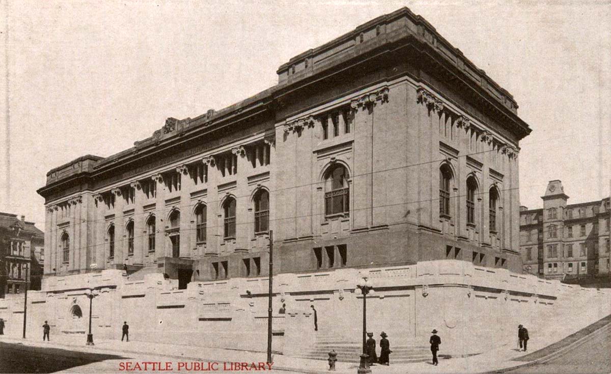 Seattle, Washington. Public Library, 1910