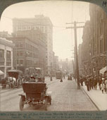 Seattle. Second Avenue, from Marion Street past Alaska Building (left), 1907