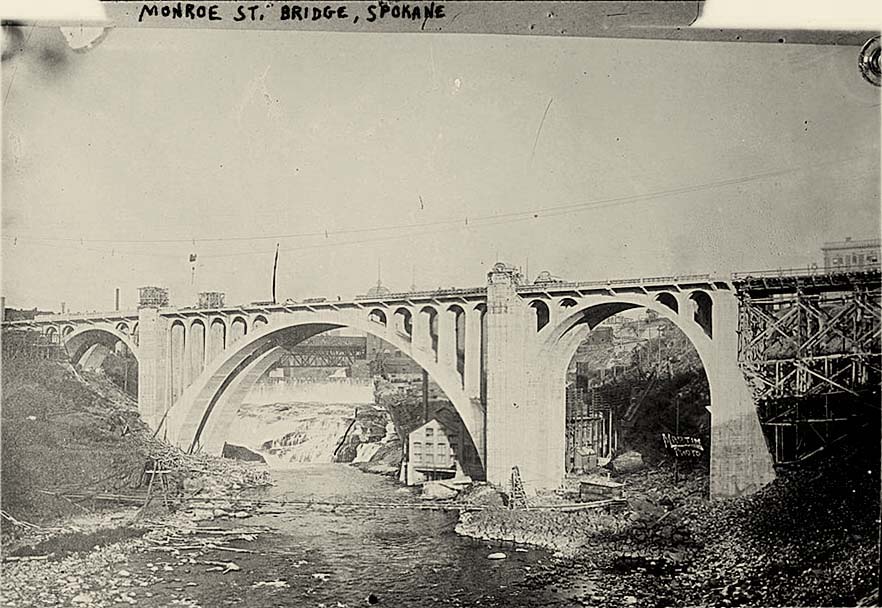 Spokane. Monroe Street Bridge, 1910