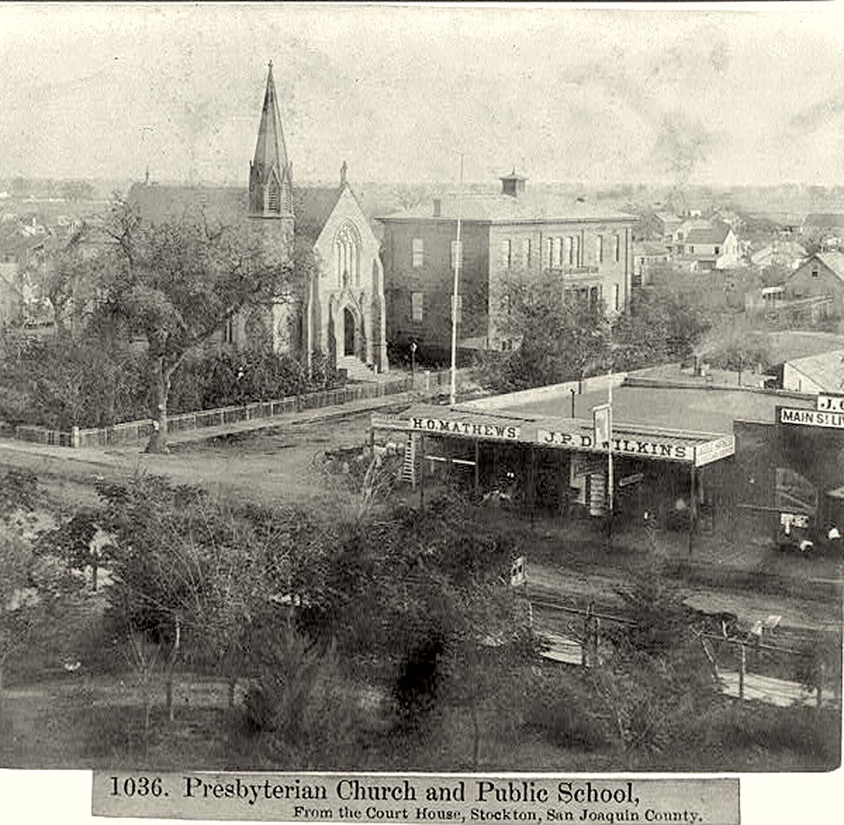 Stockton. Presbyterian Church, 1866
