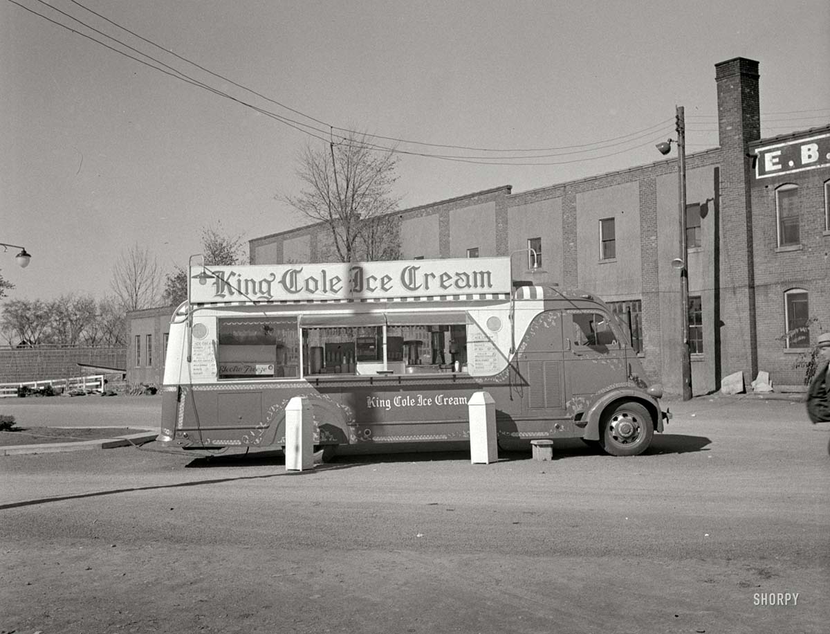 Syracuse. Ice cream vendor, Oktober 1941