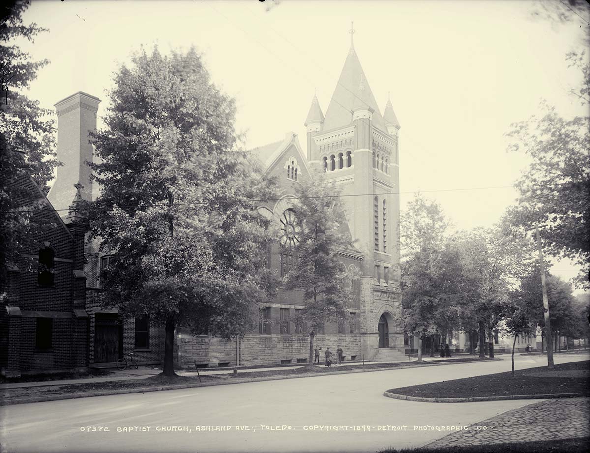 Toledo, Ohio. Ashland Avenue, Baptist Church, 1899