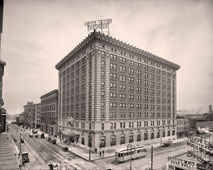 Toledo. Jefferson Avenue and Superior Street, Hotel Secor, 1909