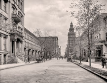 Toledo. Madison Avenue, Hotel Madison at left, circa 1905