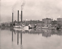Toledo. Steamer 'Owana' ready to leave for Detroit, 1912