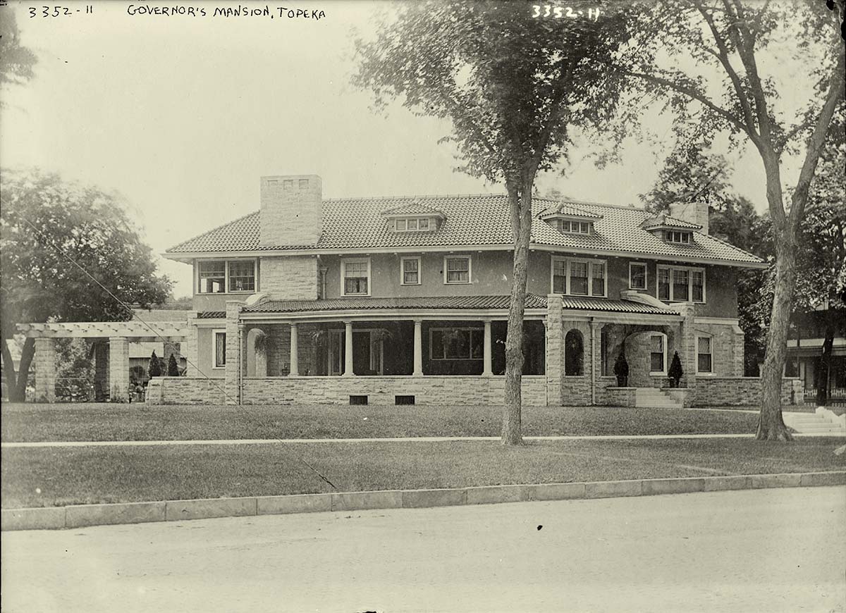 Topeka, Kansas. Governor's mansion, 1910