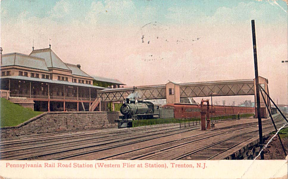 Trenton. Pennsylvania Railroad, Station Trenton