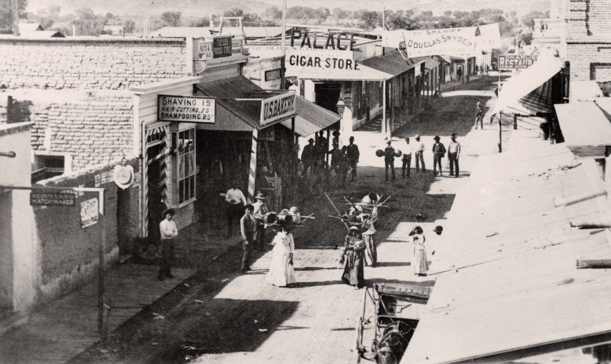 Tucson, Arizona. Congress Street, looking West, 1880s