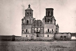 Tucson. Mission of San Xavier del Bac, circa 1870