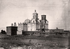 Tucson. Mission of San Xavier del Bac, circa 1870
