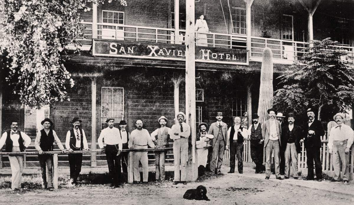 Tucson, Arizona. San Xavier Hotel, probably about 1879