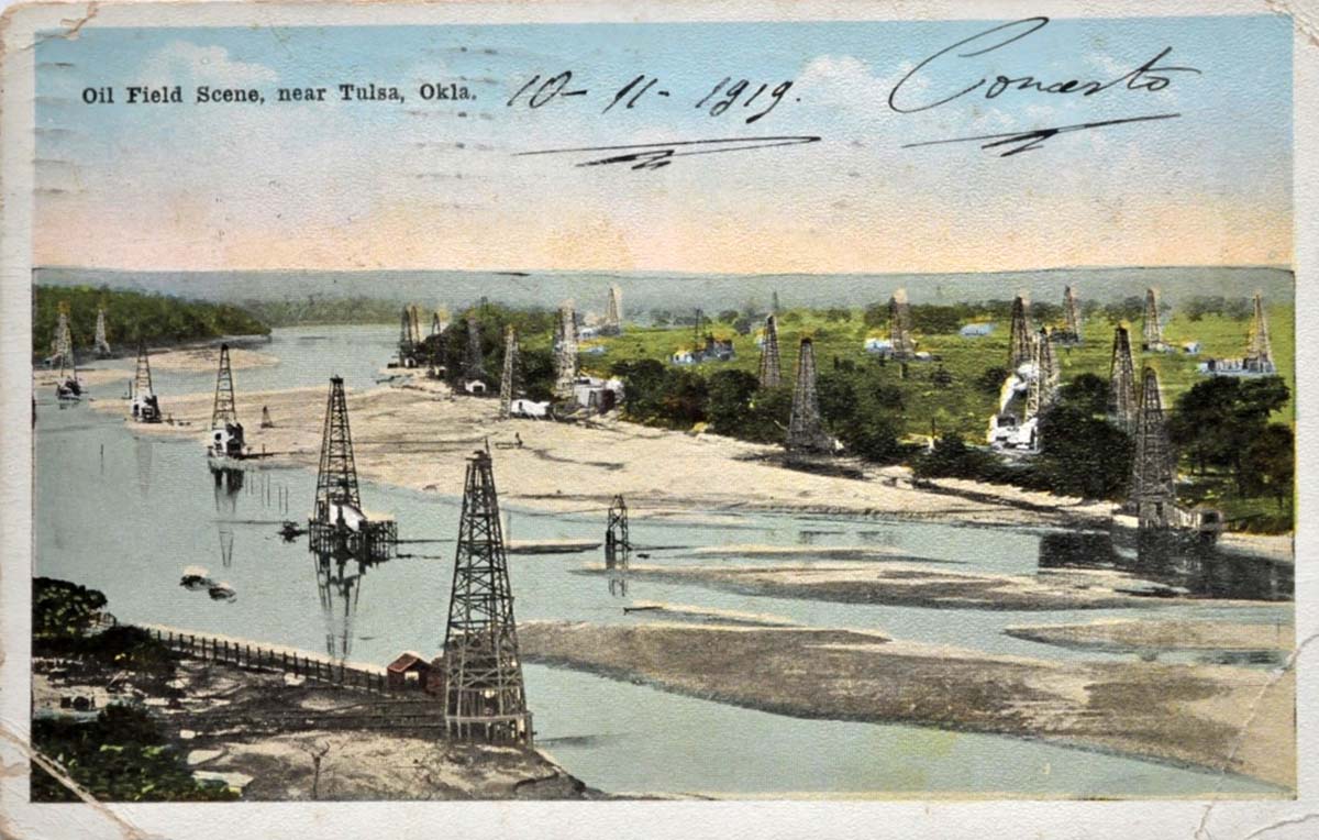 Tulsa. Oil Field, 1919