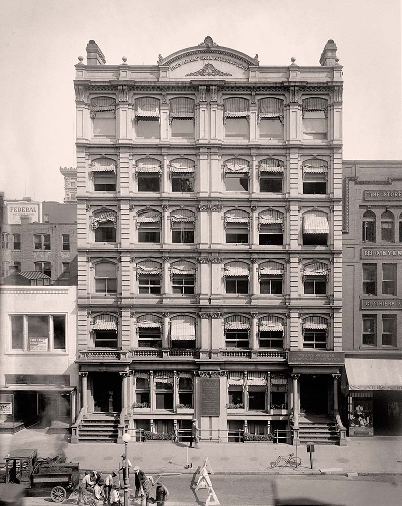 Washington, DC. Adams Iron Building, F Street NW, 1921