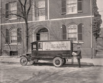 Washington. Banner Laundry on Ford Motor truck, 1925