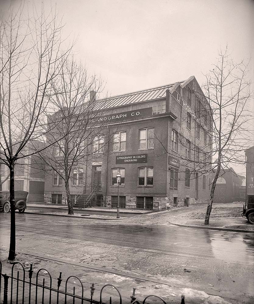 Washington, DC. Columbia Planograph Building, L Street NE, 1926
