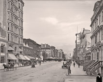 Washington. F Street NW, 1906