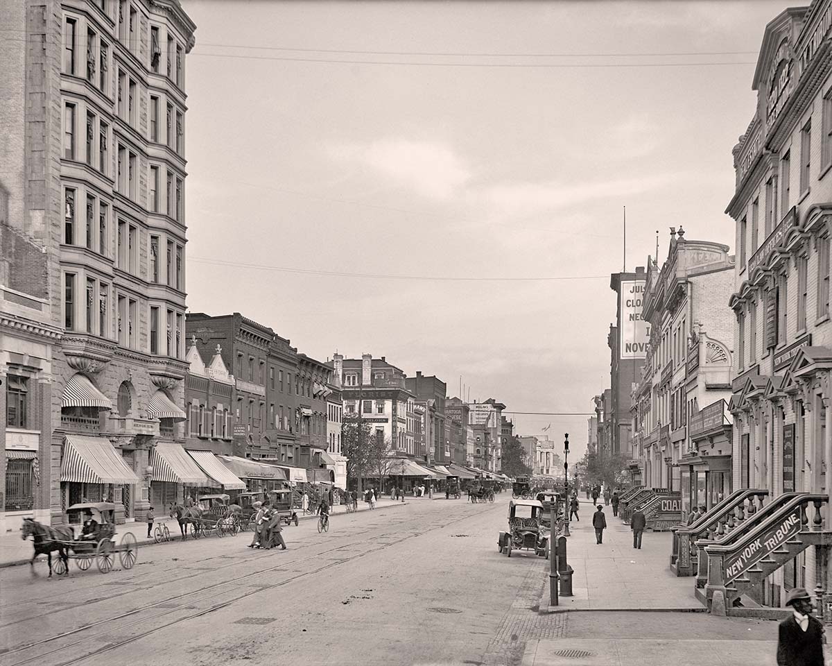 Washington, DC. F Street NW, 1906