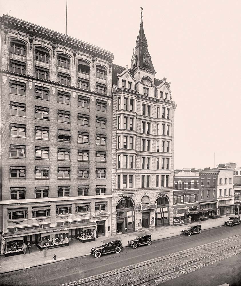 Washington, DC. Federal American National Bank building, 1315 F Street NW, 1924