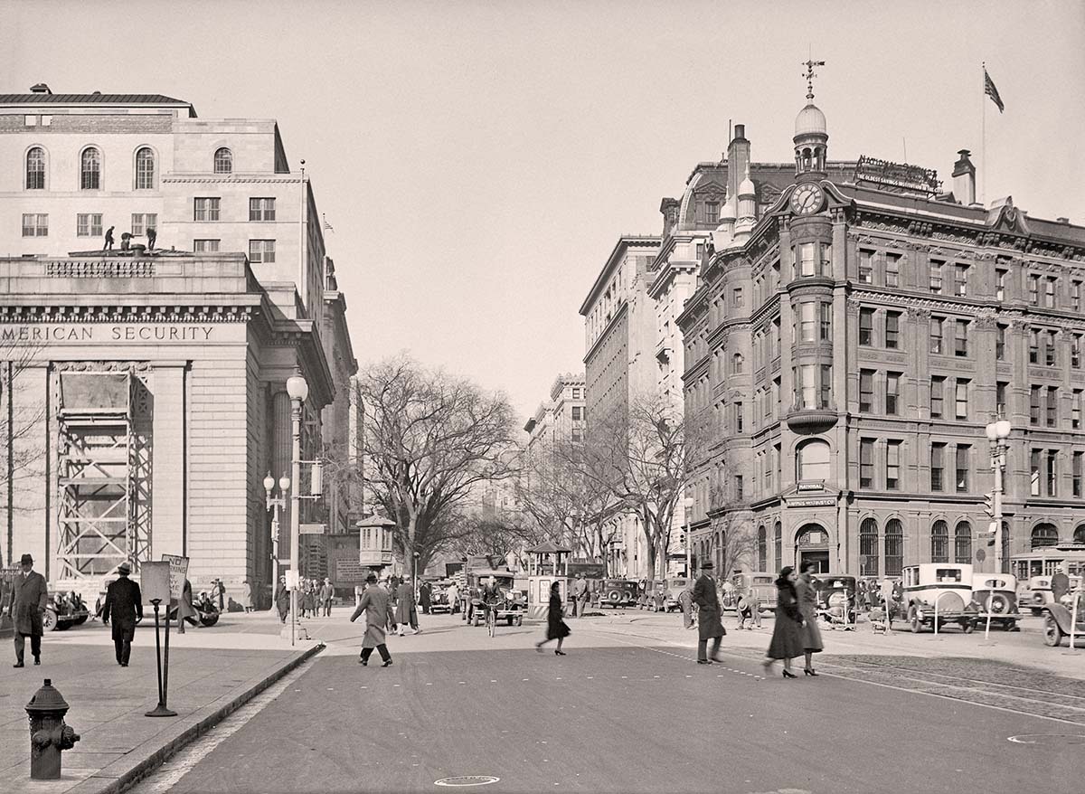 Washington, DC. Fifteenth Street at Pennsylvania Avenue, 1931