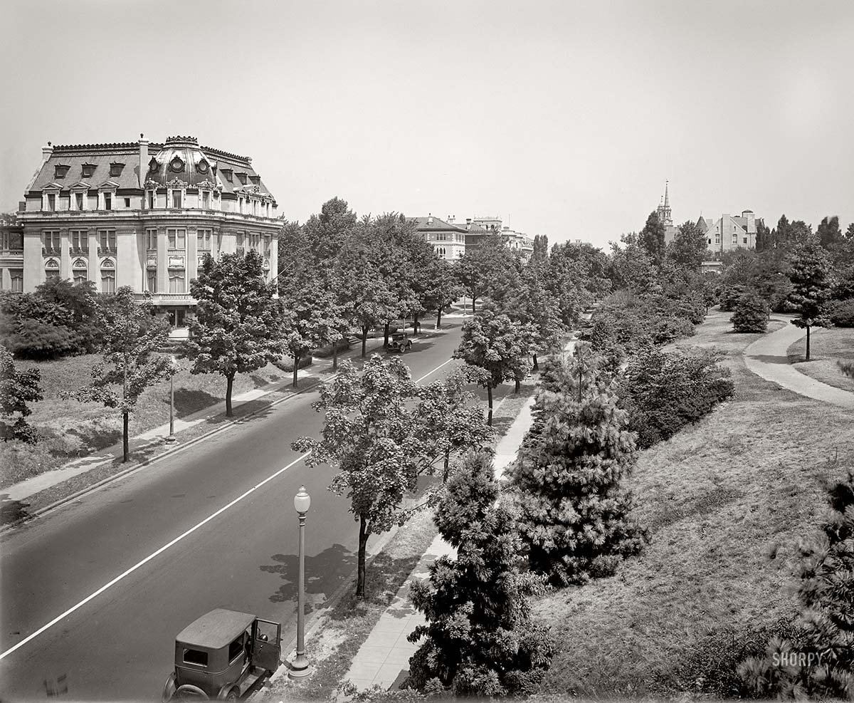 Washington, DC. French Embassy across from Meridian Hill Park on Sixteenth Street, 1927