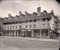 Washington. Hotel Capital, 3rd and Pennsylvania NW, former St Charles Hotel, it history going back to 1813, 1920