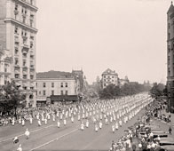 Washington. KKK parade on Pennsylvania Avenue, 1925