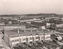 Washington. Rowhouses in Petworth, circa 1930
