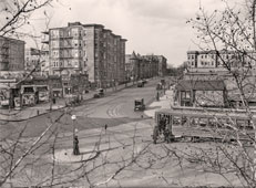Washington. Streetcar stop, 1922