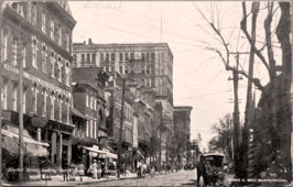 Hotel 'Wilmington' on Market Street, looking north from Eighth street, 1907